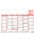 Tafelkalender 907-0000, 907, 6 Monate / 1 Seite, 29,7x21cm (BxH) (A4 quer), 2027