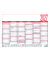 Tafelkalender 907-0000, 907, 6 Monate / 1 Seite, 29,7x21cm (BxH) (A4 quer), 2027