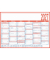 Plakatkalender 908-1315, 6 Monate / 1 Seite, 29x21cm (A4 quer), 2027