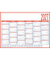Plakatkalender 908-1315, 6 Monate / 1 Seite, 29x21cm (A4 quer), 2027