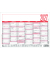 Tafelkalender 904-0000, 904, 6 Monate / 1 Seite, 21x14,8cm (BxH) (A5 quer), 2027