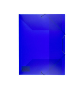 Eckspannmappe K-58190661 transparent blau