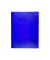 Eckspannmappe K-58190661, A4 transparent blau Polypropylen, mit 3 Einschlagklappen