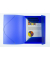 Eckspannmappe K-58190661, A4 transparent blau Polypropylen, mit 3 Einschlagklappen