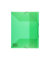 Eckspannmappe K-58190662, A4 transparent gr&uuml;n Polypropylen, mit 3 Einschlagklappen
