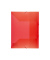 Eckspannmappe Elastomap PP K-58190664, A4 transparent rot Polypropylen (PP), f&uuml;r ca. 150 Blatt  (80 g/m&sup2;), mit 3 Einschlagklappe