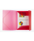 Eckspannmappe K-58190664, A4 transparent rot Polypropylen, mit 3 Einschlagklappen