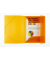 Eckspannmappe Elastomap PP K-58190665, A4 transparent orange Polypropylen (PP), f&uuml;r ca. 150 Blatt  (80 g/m&sup2;), mit 3 Einschlagkla
