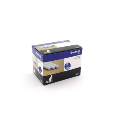 Tafelkreide staubfrei wei&szlig; Box 100 St&uuml;ck