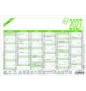 Tafelkalender 904-0700, 904, 6 Monate / 1 Seite, 21x14,8cm (BxH) (A5 quer), 2027