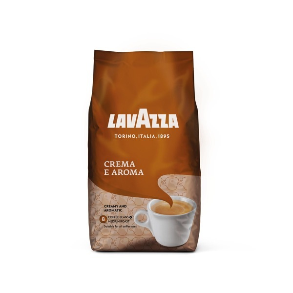 Lavazza Kaffee ganze Bohnen 3512841, 1kg, ungemahlen im Vakuumbeutel 8000070125407 Lavazza