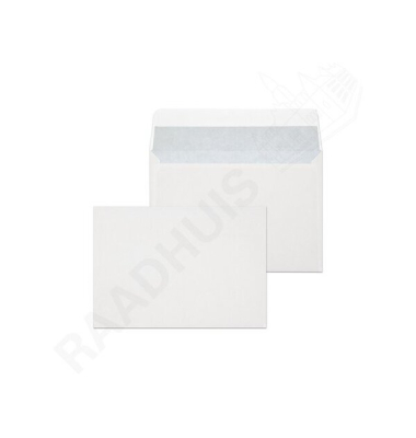 BU 114x162 C6  selbstklebend wei&szlig; 80g 25 St&uuml;ck