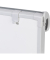 Flipchart PRO Deluxe Mobil, FC81, 67x95cm (BxH), hellgrau, mit Rollen, mit 2 Seitenarmen