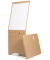 Flipchart ECO, RD-60, 65x95cm (BxH), braun, ohne Rollen