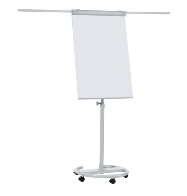 Flipchart ECO Mobil, F2400/N, 68x105cm (BxH), grau, mit Rollen, mit 2 Seitenarmen