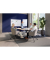 Flipchart ECO Mobil, F2400/N, 68x105cm (BxH), grau, mit Rollen, mit 2 Seitenarmen