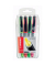 Textmarker-Set NAVIGATOR, 545/4, Etui, farbig sortiert (gelb/orange/gr&uuml;n/pink), 1-4mm Keilspitze