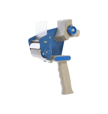 Packbandabroller RD-351147, 50mm x 66m, grau/blau