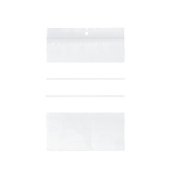 Druckverschlussbeutel 60x80mm Schreibfl&auml;che, H&auml;ngeloch, Verst&auml;rkungsdraht