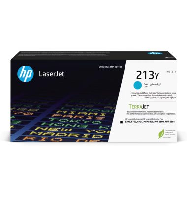 Toner W2131YC (213YC), cyan, ca. 12000 Seiten