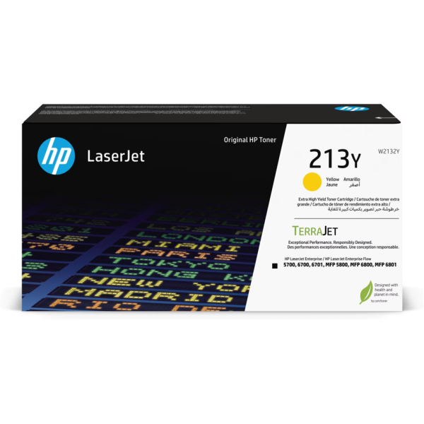 HP Toner W2132YC (213YC), gelb, ca. 12000 Seiten 0196337061545 HP