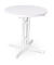 Stehtisch Limburg 110cm (H), &Oslash; 80cm (BxT), rund, wei&szlig; / wei&szlig;