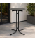 Stehtisch Limburg 110cm (H), &Oslash; 85cm (BxT), rund, schwarz / schwarz