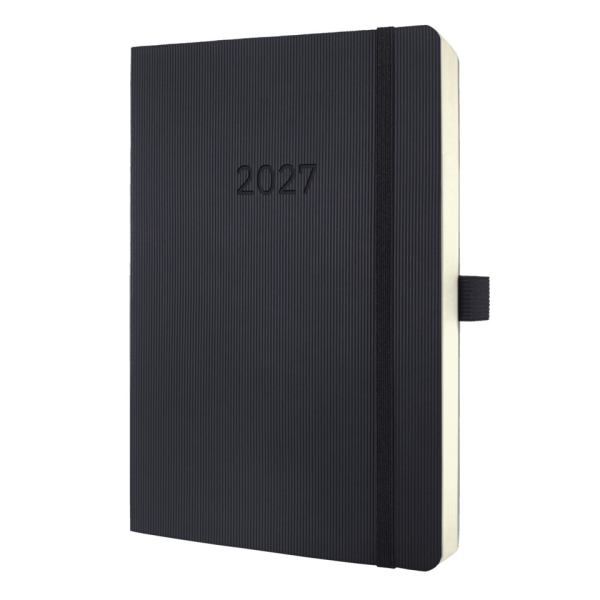 Sigel Buchkalender C2720, Conceptum, schwarz, 1 Tag / 1 Seite, 13,5x21cm (ca. A5), 2027 4004360765629 Sigel