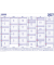 Arbeitstagekalender 21000, 6 Monate / 1 Seite, 30x20cm (A4), 2027