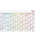Plakatkalender 1070117007, DATAline, 14 Monate / 1 Seite, jeder Monat eine Spalte, 106x66,6cm, 2027