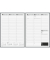 Buchkalender 1078101907, 781, schwarz, 1 Woche / 2 Seiten, 21x29,7cm (A4), 2027