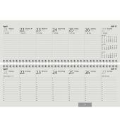 Querkalender 5072341807, 1 Woche / 2 Seiten, 29,7x10,5cm (BxH) (quer), 2027