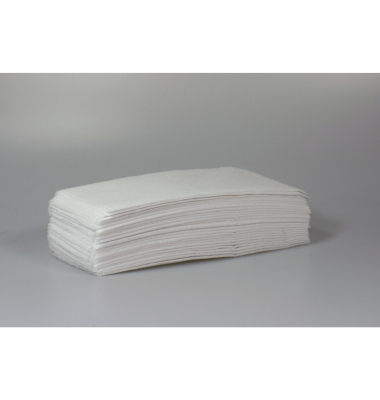 Servietten 206990, wei&szlig; / Uni, 1-lagig, 33x33cm