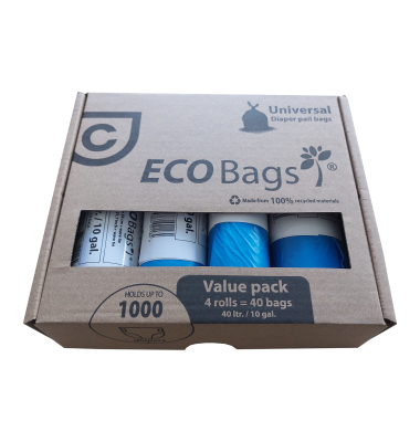 M&uuml;llbeutel 04000-2121 ECO Bags, blau, 40 Liter