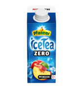 Eistee IceTea 55367, Pfirsich Zero, 8x 750 ml Tetrapack