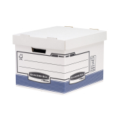 Archivcontainer R-Kive 0026101, A4, wei&szlig;/blau, innen 39x33,3x28,5cm (TxBxH), Recyclingkarton
