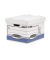 Archivcontainer System Standard 0026101, A4, wei&szlig;/blau, innen 39x33,3x28,5cm (TxBxH), Recyclingkarton