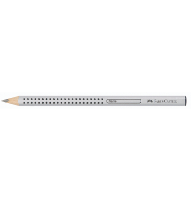 Bleistift Jumbo GRIP, 111900, H&auml;rte B, silbergrau