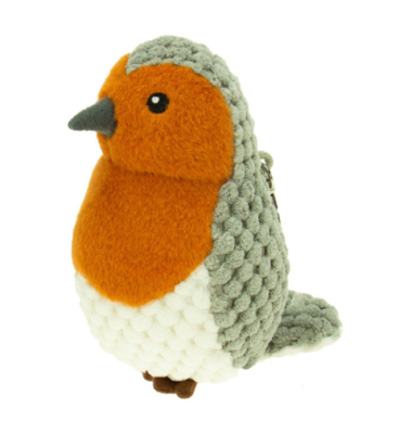Pl&uuml;schfigur Rotkehlchen 12cm