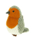 Pl&uuml;schfigur Rotkehlchen 12cm