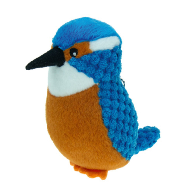 Pl&uuml;schfigur Eisvogel 12cm
