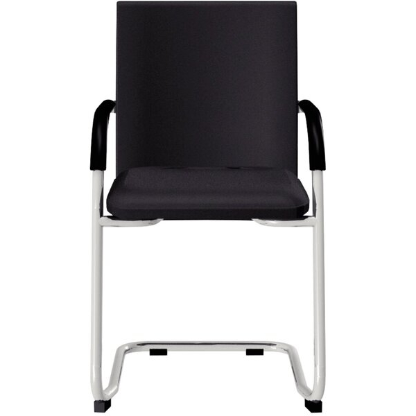 Bisley Besucherstuhl Classy, schwarz / chrom, C-Fuß-Gestell 4255704332865 Bisley