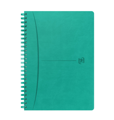 Notizbuch 400155786, t&uuml;rkis, kariert, 80g, 80 Blatt