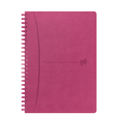 Notizbuch 400155787, fuchsia, liniert, 80g, 80 Blatt