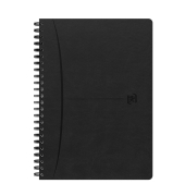Notizbuch 400163295, schwarz, liniert, 80g, 80 Blatt