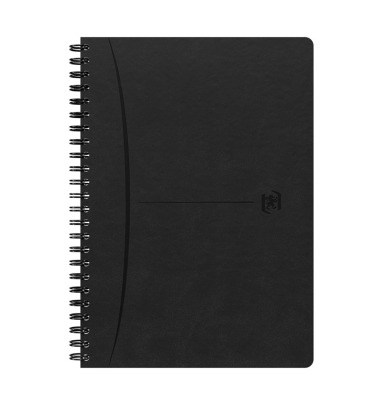 Notizbuch 400163295, schwarz, liniert, 80g, 80 Blatt