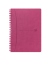 Notizbuch 400163298, fuchsia, kariert, 80g, 80 Blatt