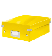 Archivbox 6057-00-16, A5, gelb, Graukarton mit PP-Folie laminiert