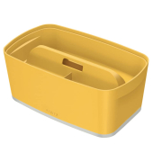 Aufbewahrungsbox 5267-00-19, 5 Liter, mit Deckel, au&szlig;en 318x218x191mm, Kunststoff gelb