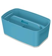 Aufbewahrungsbox 5267-00-61, 5 Liter, mit Deckel, au&szlig;en 318x128x191mm, Kunststoff blau